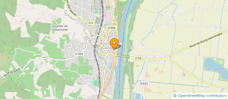 localisation de l'entreprise MONSIEUR NICOLAS SAXE  BOURG-SAINT-ANDEOL