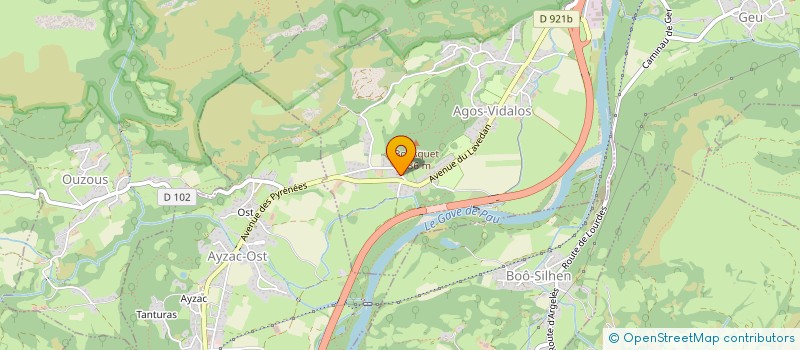 localisation de l'entreprise MONSIEUR NICOLAS SCERRI  AGOS-VIDALOS