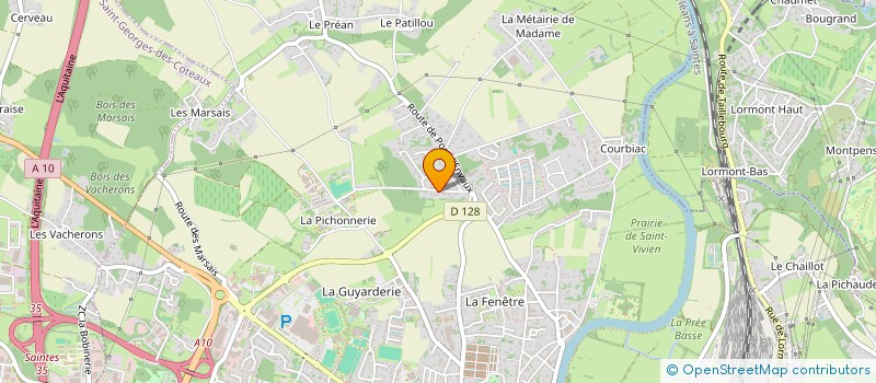 localisation de l'entreprise MONSIEUR NICOLAS SCHAFER  SAINTES