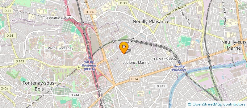 localisation de l'entreprise MONSIEUR NICOLAS SCHEFFER à LE PERREUX-SUR-MARNE