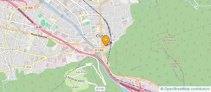 localisation de l'entreprise MONSIEUR NICOLAS SCHMIDT  CLUSES