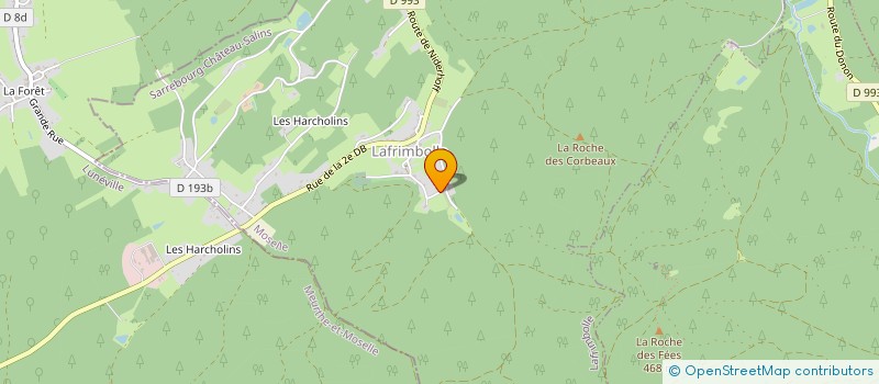 localisation de l'entreprise MONSIEUR NICOLAS SCHMITT  LAFRIMBOLLE