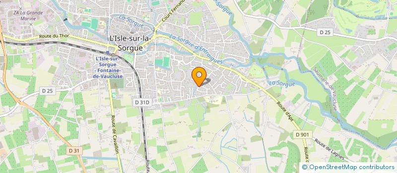 localisation de l'entreprise MONSIEUR NICOLAS SCHOESETTERS  L'ISLE-SUR-LA-SORGUE