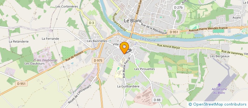 localisation de l'entreprise MONSIEUR NICOLAS SCHOUMACHER à LE BLANC