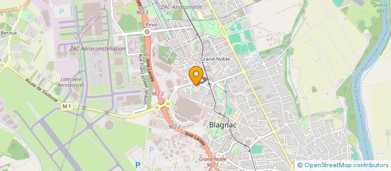 localisation de l'entreprise MONSIEUR NICOLAS SCRIBAN-BAILLS à BLAGNAC