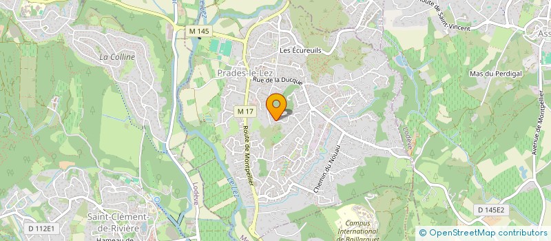 localisation de l'entreprise MONSIEUR NICOLAS SEBASTIA  PRADES-LE-LEZ