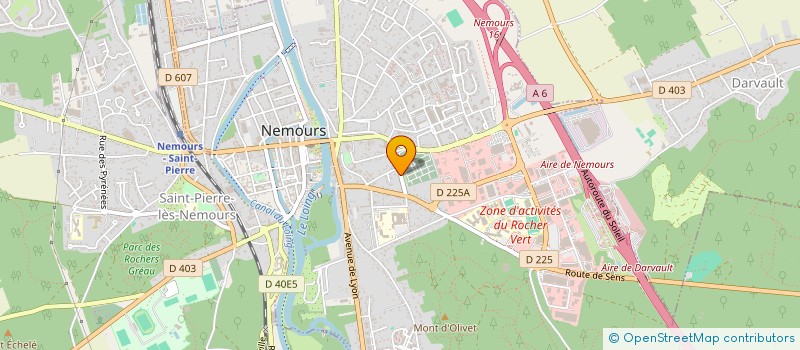localisation de l'entreprise MONSIEUR NICOLAS SEGARD à NEMOURS