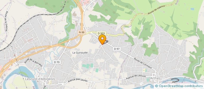 localisation de l'entreprise MONSIEUR NICOLAS SEGUIN à LESCURE-D'ALBIGEOIS