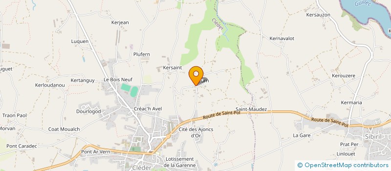 localisation de l'entreprise MONSIEUR NICOLAS SEITE à CLEDER