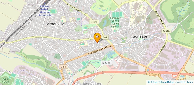 localisation de l'entreprise MONSIEUR NICOLAS SEL  GONESSE