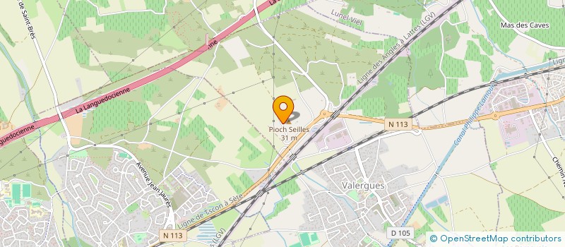 localisation de l'entreprise MONSIEUR NICOLAS SELLES  VALERGUES