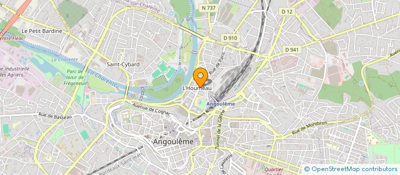 localisation de l'entreprise MONSIEUR NICOLAS SELLIER à ANGOULEME