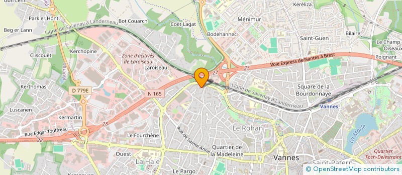 localisation de l'entreprise MONSIEUR NICOLAS SELLIN à VANNES