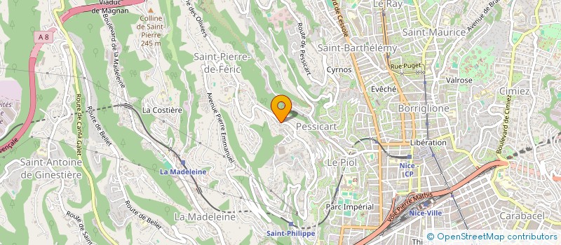 localisation de l'entreprise MONSIEUR NICOLAS SELOW  NICE