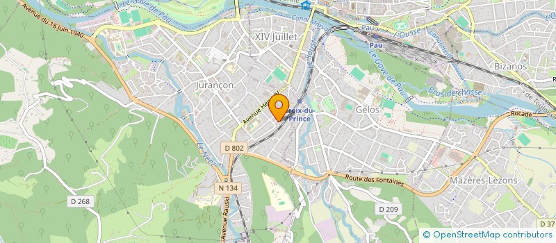 localisation de l'entreprise MONSIEUR NICOLAS SEMPE  JURANCON