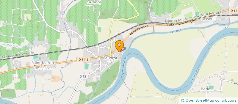 localisation de l'entreprise MONSIEUR NICOLAS SENNAVOINE  CAUDROT