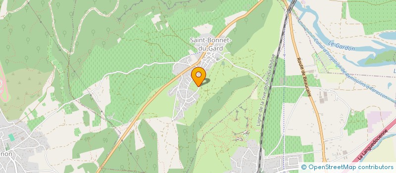 localisation de l'entreprise MONSIEUR NICOLAS SERAYET  SAINT-BONNET-DU-GARD