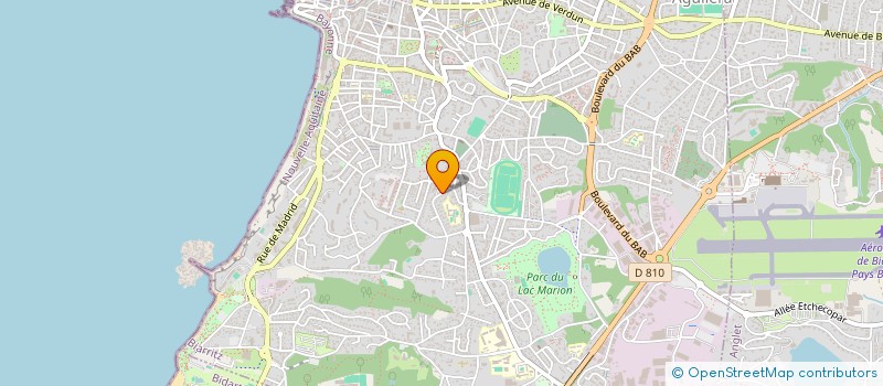 localisation de l'entreprise MONSIEUR NICOLAS SERE DE RIVIERES à BIARRITZ