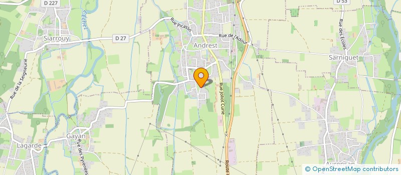 localisation de l'entreprise MONSIEUR NICOLAS SERIS  ANDREST