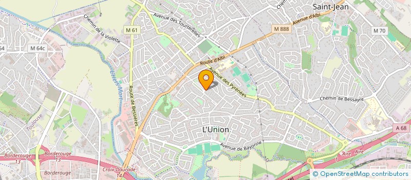 localisation de l'entreprise MONSIEUR NICOLAS SEROR à L'UNION