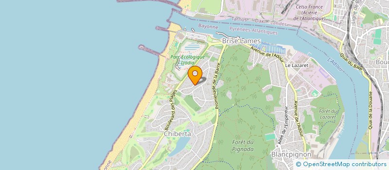 localisation de l'entreprise MONSIEUR NICOLAS SERRA  ANGLET