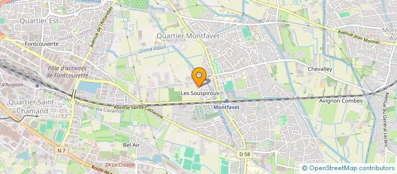 localisation de l'entreprise MONSIEUR NICOLAS SERRAT  MONTEUX