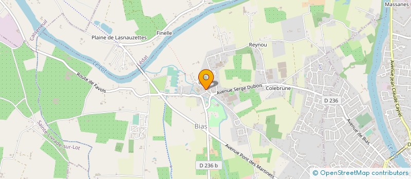 localisation de l'entreprise MONSIEUR NICOLAS SERRE  BIAS