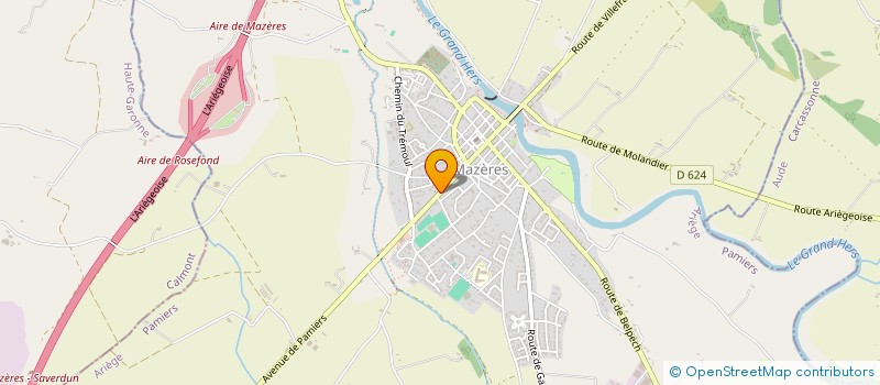 localisation de l'entreprise MONSIEUR NICOLAS SERRES à MAZERES