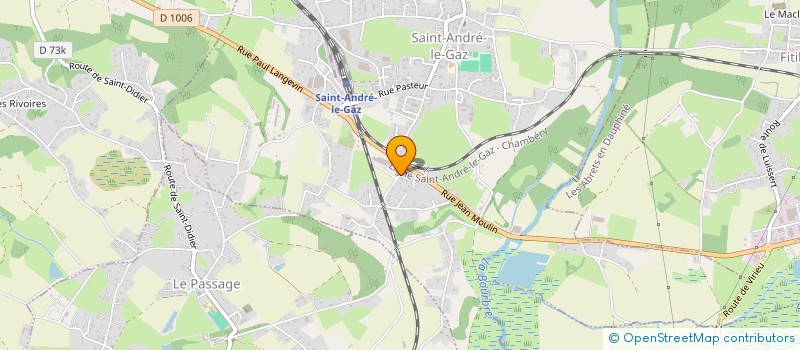 localisation de l'entreprise MONSIEUR NICOLAS SERVAGE  SAINT-ANDRE-LE-GAZ