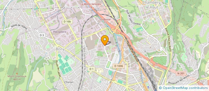 localisation de l'entreprise MONSIEUR NICOLAS SERVE  CHAMBERY