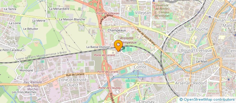 localisation de l'entreprise MONSIEUR NICOLAS SERY  RENNES