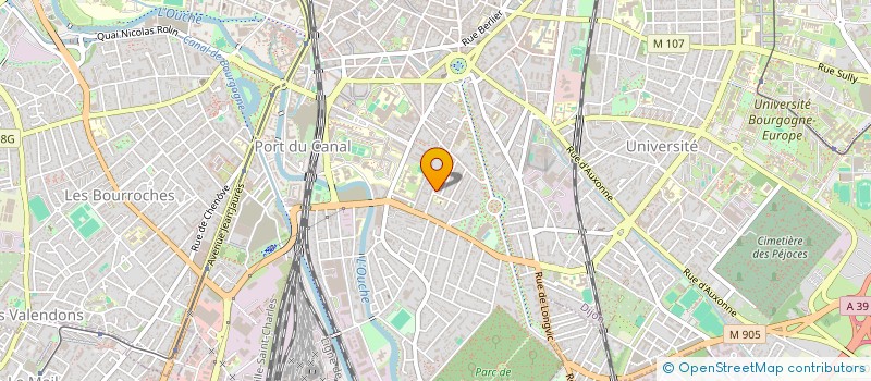 localisation de l'entreprise MONSIEUR NICOLAS SEUGE à DIJON