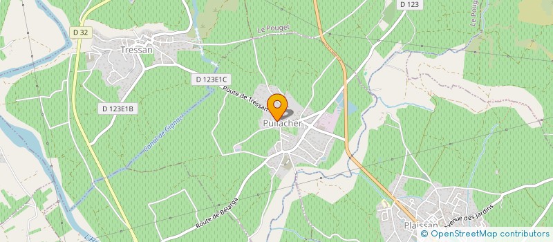 localisation de l'entreprise MONSIEUR NICOLAS SEUX à PUILACHER