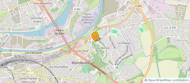 localisation de l'entreprise MONSIEUR NICOLAS SEVESTRE  MONDEVILLE