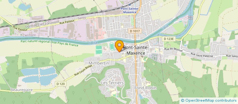 localisation de l'entreprise MONSIEUR NICOLAS SEVIN à PONT-SAINTE-MAXENCE