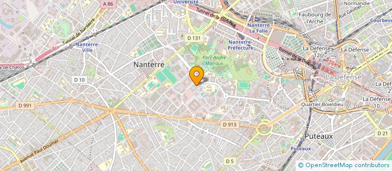 localisation de l'entreprise MONSIEUR NICOLAS SI MEHDI  NANTERRE