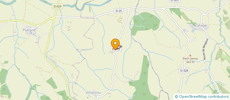 localisation de l'entreprise MONSIEUR NICOLAS SIBRA  VILLAUTOU