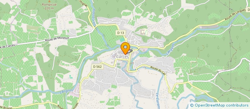 localisation de l'entreprise MONSIEUR NICOLAS SIDDI  CARCES