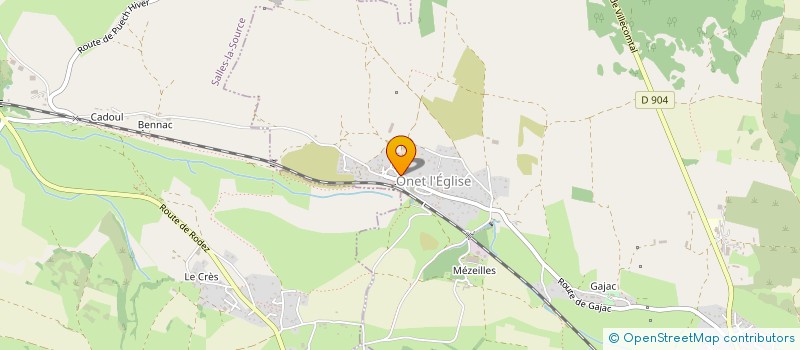 localisation de l'entreprise MONSIEUR NICOLAS SIGAL  SEBAZAC-CONCOURES