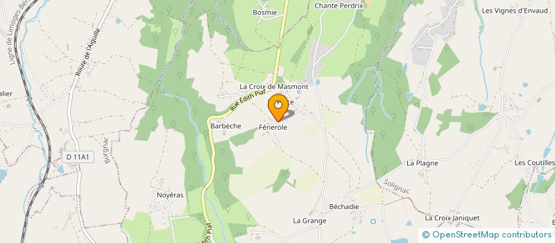 localisation de l'entreprise MONSIEUR NICOLAS SILLARD à JOURGNAC