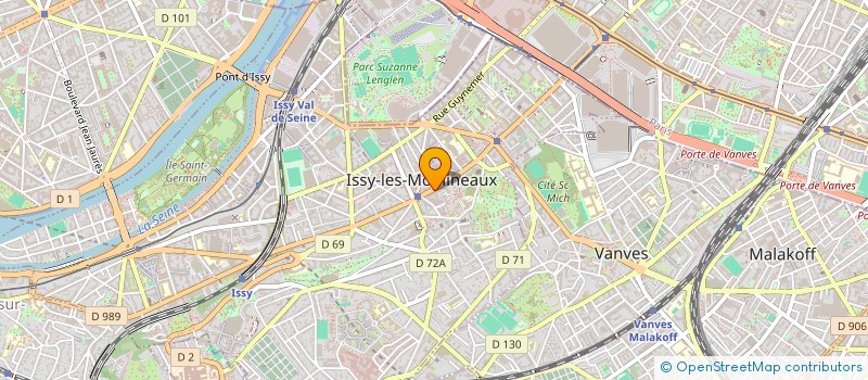 localisation de l'entreprise MONSIEUR NICOLAS SILVESTRE à ISSY-LES-MOULINEAUX