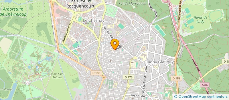 localisation de l'entreprise MONSIEUR NICOLAS SIMON à LE CHESNAY-ROCQUENCOURT