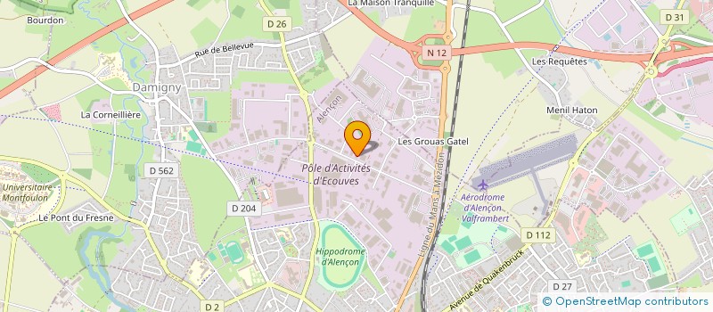 localisation de l'entreprise MONSIEUR NICOLAS SIMON à ALENCON