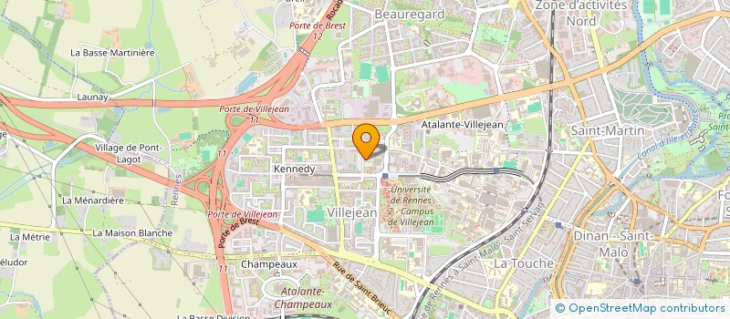 localisation de l'entreprise MONSIEUR NICOLAS SIMONNET  RENNES