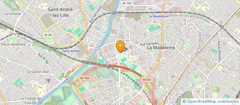localisation de l'entreprise MONSIEUR NICOLAS SINIAK à LA MADELEINE