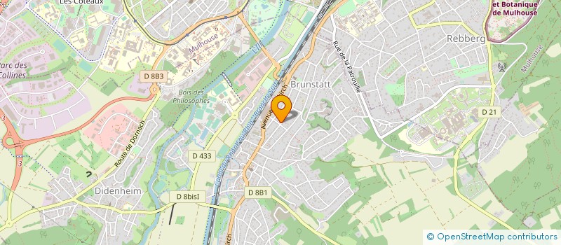 localisation de l'entreprise MONSIEUR NICOLAS SKRABER à BRUNSTATT-DIDENHEIM