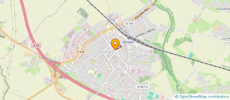 localisation de l'entreprise MONSIEUR NICOLAS SLABOLEPSZY  ORCHIES