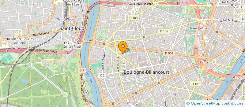 localisation de l'entreprise MONSIEUR NICOLAS SLEDZIEWSKI à BOULOGNE-BILLANCOURT