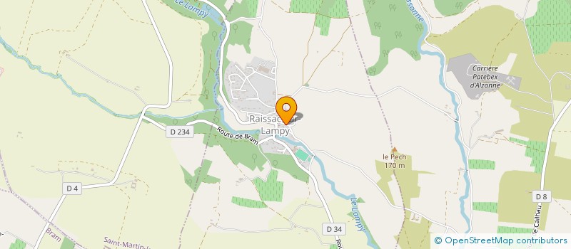 localisation de l'entreprise MONSIEUR NICOLAS SMETS  RAISSAC-SUR-LAMPY