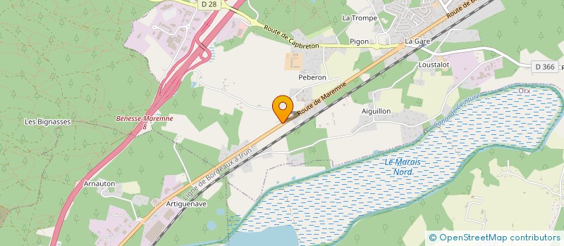 localisation de l'entreprise MONSIEUR NICOLAS SOARES  BENESSE-MAREMNE